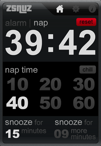 zsnuz snooze alarm + nap timer screenshot 2