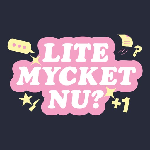 Lite mycket nu stickers