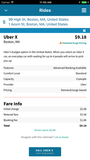 RideGuru - Compare Rideshares, taxis, and limos(圖4)-速報App