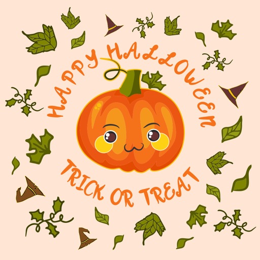 Cute Halloween Pumpkin Sticker