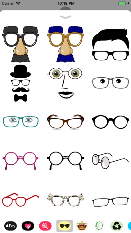 Eye Glasses Sticker Pack