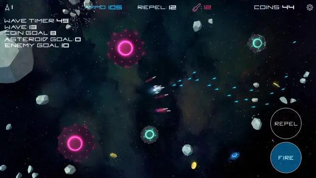 Astronoidz, game for IOS