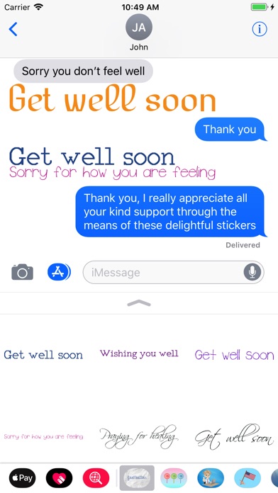 Get Well Soon Encouragements screenshot 2