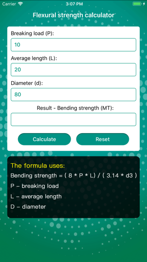 Flexural strength calculator(圖2)-速報App