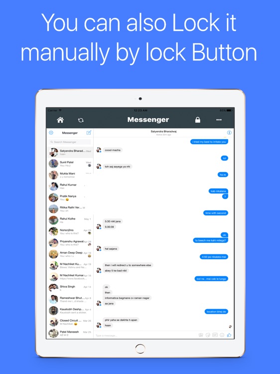 Auto Lock for FB Messenger screenshot-3