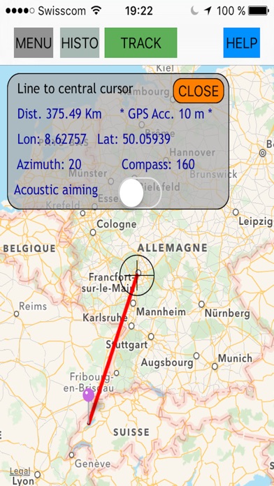 GPS tracking, Speed, Distance screenshot 2