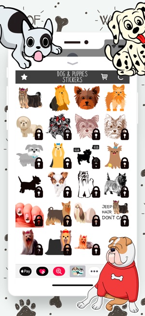 Dogs and Puppies Stickers pack(圖2)-速報App