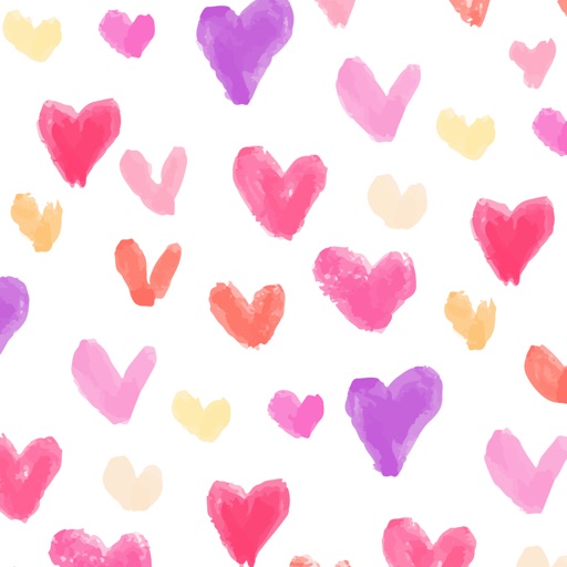 Watercolor Love Forever and Ever Stickers icon