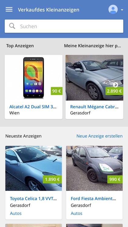 Verkaufdes Kleinanzeigen