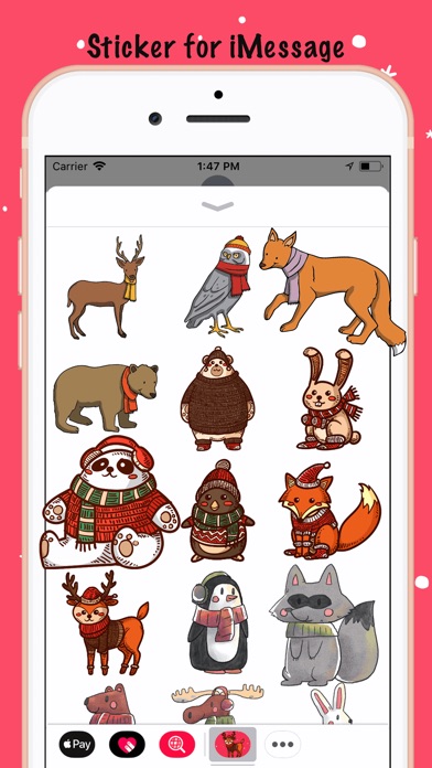AnimalMoji Sticker for Winter screenshot 2