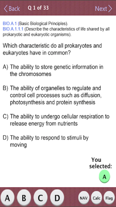 TX STAAR Biology Practice Test screenshot 3