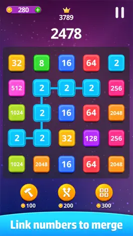 Game screenshot 2 Link 2048 mod apk