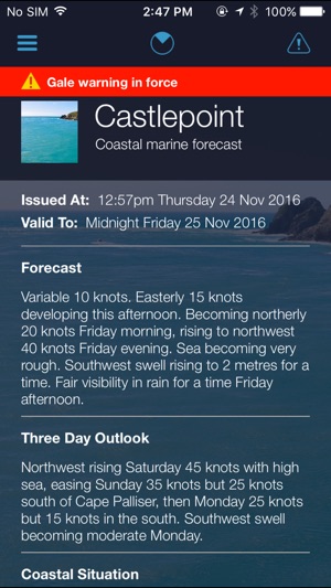 MetService Marine(圖4)-速報App