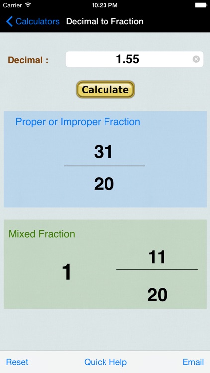 Decimal to Fraction Converter+