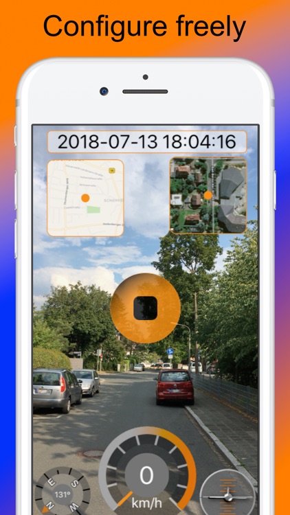Action Cam w. Maps,speed,GPS..