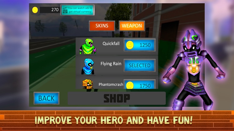Rope Stickman: Swinging Hero screenshot-3
