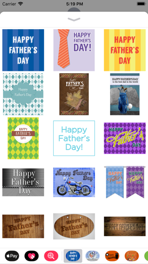 My Happy Father's Day Stickers