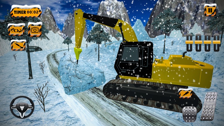 Snow Plow Truck Driver Game