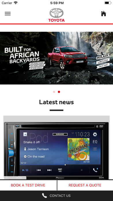 Toyota Zambia screenshot 2