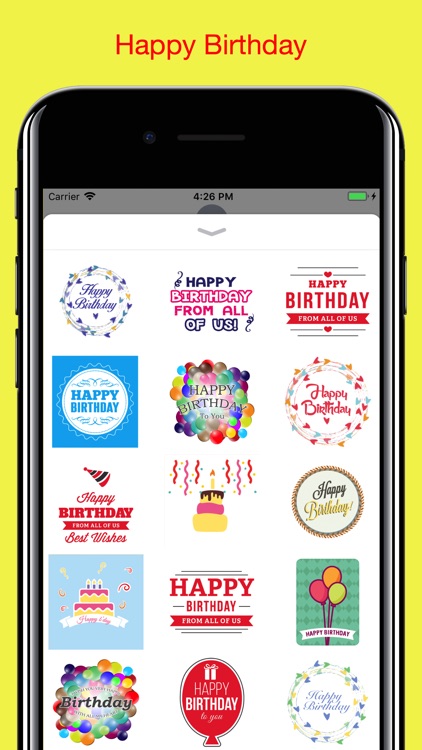 Happy Birthday - stickers