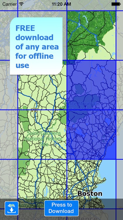 Aqua Map New Hampshire Lakes + screenshot-5
