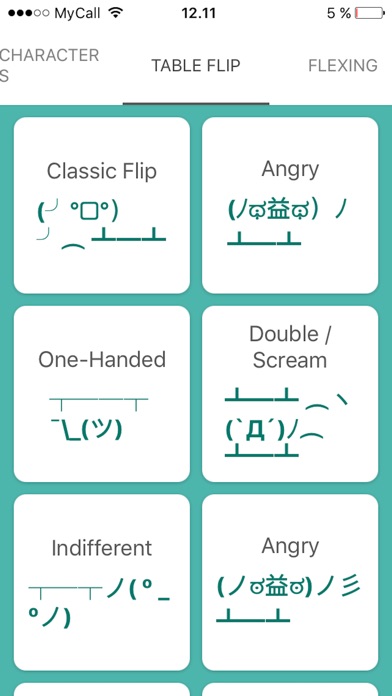 Emoji ASCII Keyboard screenshot 3