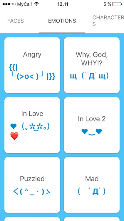 Ascii emoji Emoticons (