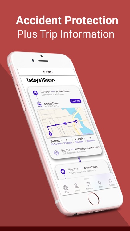 Pyng GPS & Accident Protection screenshot-4