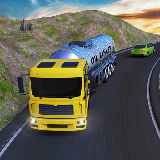 Uphill Oil Tanker Driver Sim iOS App