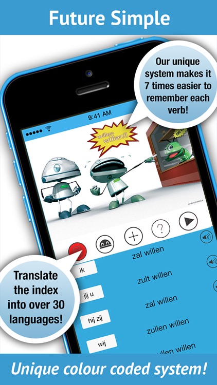 Learn Dutch Verbs  - LearnBots screenshot-3