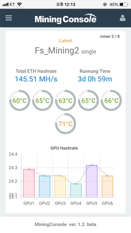 Mining Console