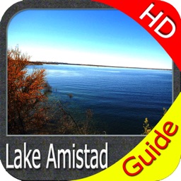 Amistad lake HD GPS charts fishing maps Navigator
