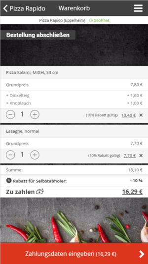 Pizza Rapido Eppelheim(圖2)-速報App