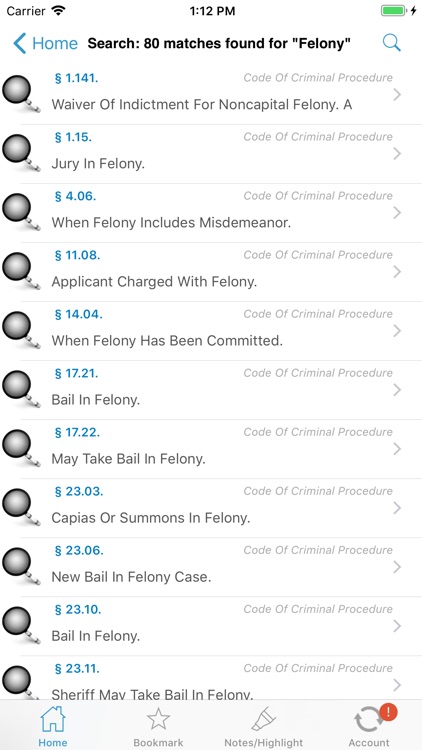NJ Code Of Criminal Justice screenshot-7