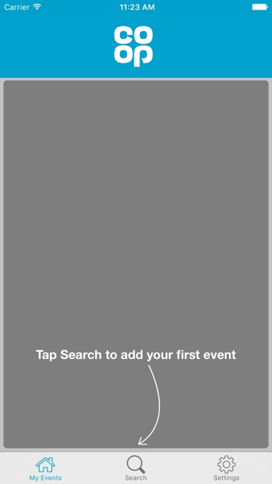 Co-op Event Application screenshot 2
