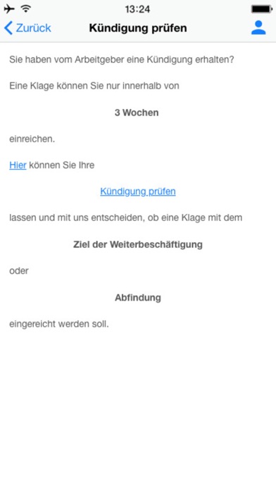 How to cancel & delete Kündigung prüfen from iphone & ipad 3