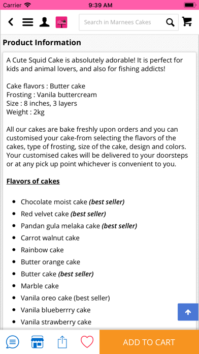 Marnees Cakes screenshot 4