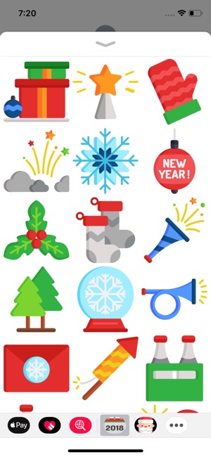 New Year 2018 Stickers Pack(圖3)-速報App