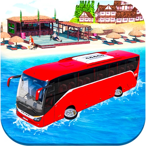 Floating Water Bus Simulator icon