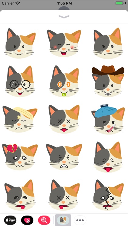 Cute Cat Emoji Stickers