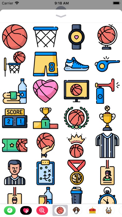 Basketball Sticker Pack screenshot 2