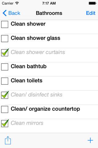 Housekeeping List screenshot 3
