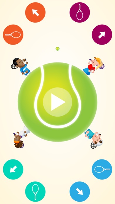 How to cancel & delete Circular Tennis: Multiplayer from iphone & ipad 2