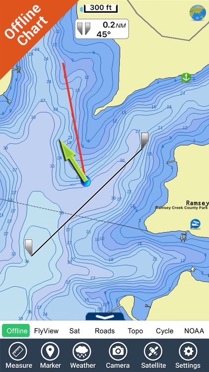 Lake Norman North Carolina GPS fishing charts screenshot-2