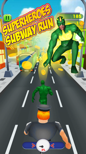 Superheroes Subway Run(圖3)-速報App