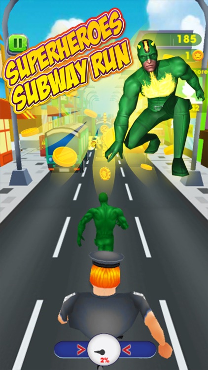 Superheroes Subway Run