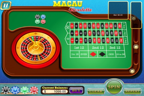 Macau Roulette - Casino Style screenshot 2