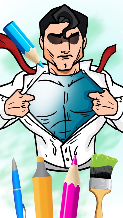 Superhero Coloring Book Pixie screenshot-4