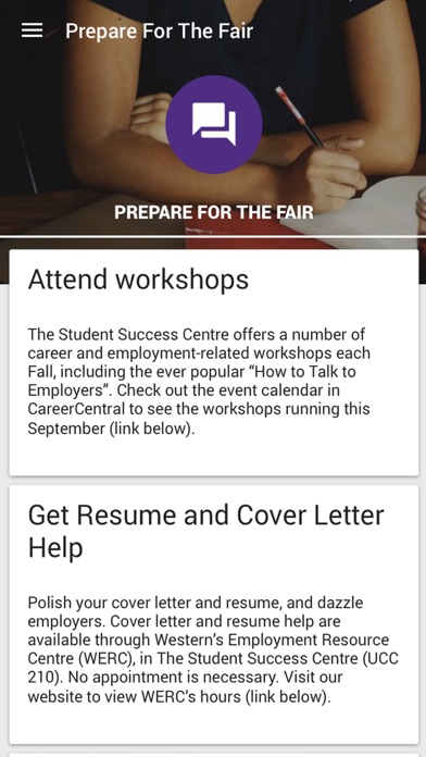 How to cancel & delete WesternU Career Fairs from iphone & ipad 3