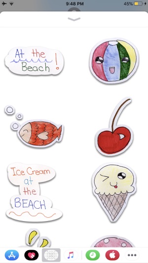 Kawaii! Summertime Stickers(圖4)-速報App